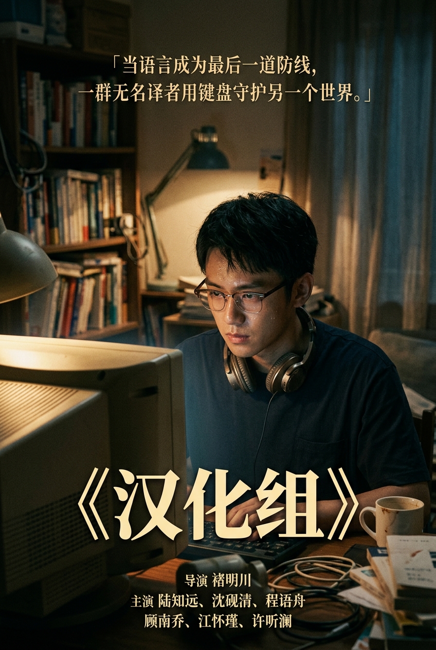 《汉化组》主视觉海报